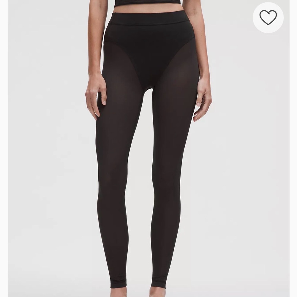 Nulu High-Rise Mesh-Leg Tight 28”